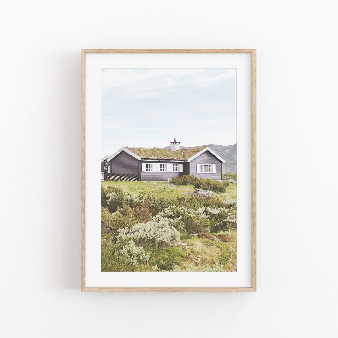 Norway Cityscape Art Print, Travel Poster
