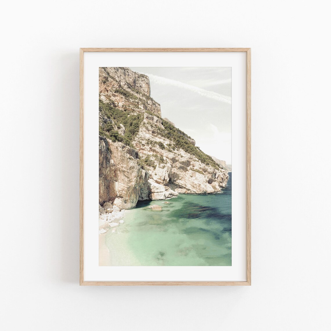 Naxos Greece Coastal Cityscape Travel Poster