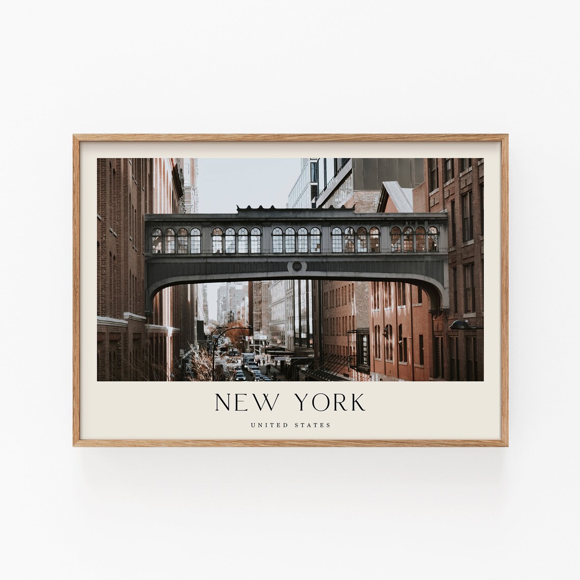New York Fine Art Photography, Acorn Street Travel Poster