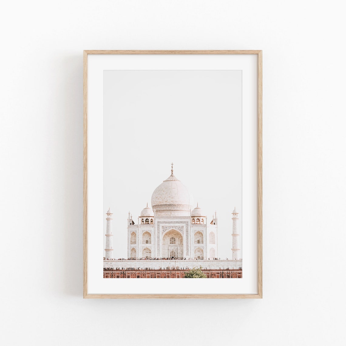 Taj Mahal India Cityscape Travel Poster