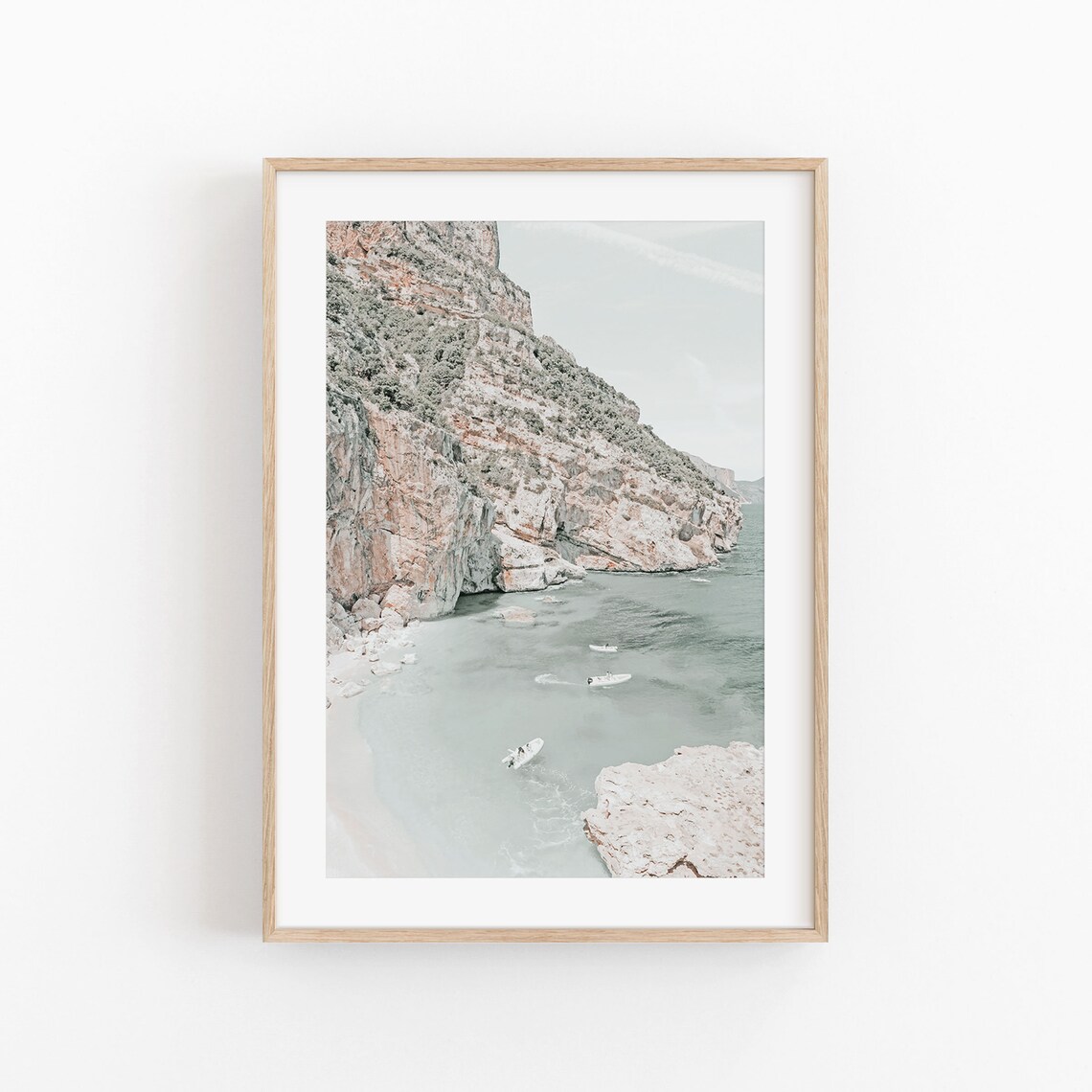 Italy Cityscape Travel Poster, Square Photo Art