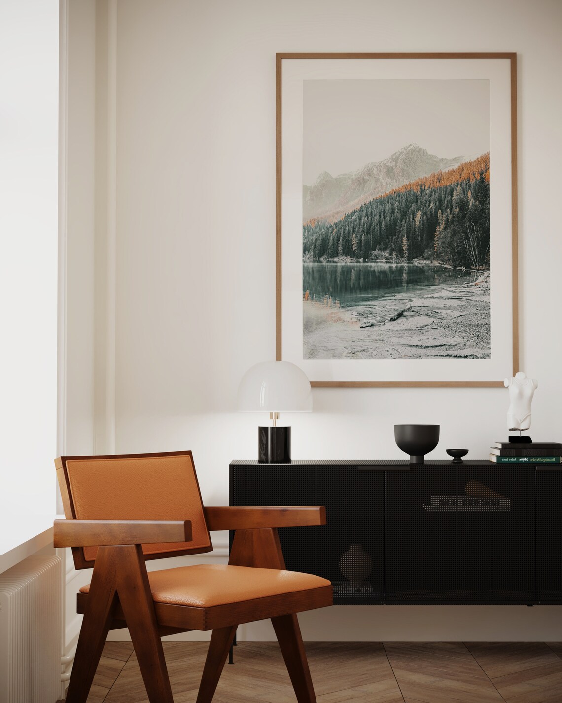 Mountain Print, Minimalist Modern Landscape Art - Image 3