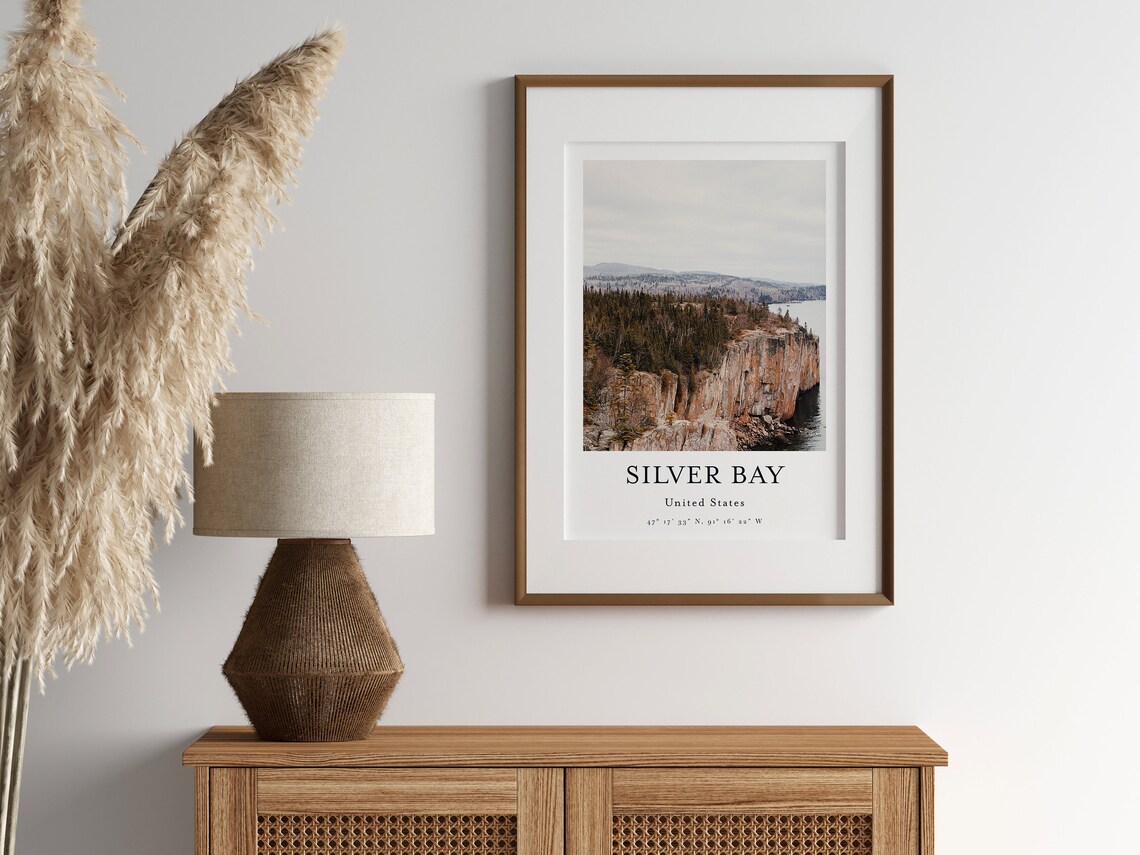 Minnesota Travel Poster, Silver Bay Wall Art - Image 2