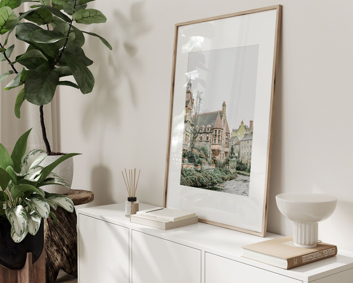 Edinburgh City Print, Cityscape Travel Poster - Image 2