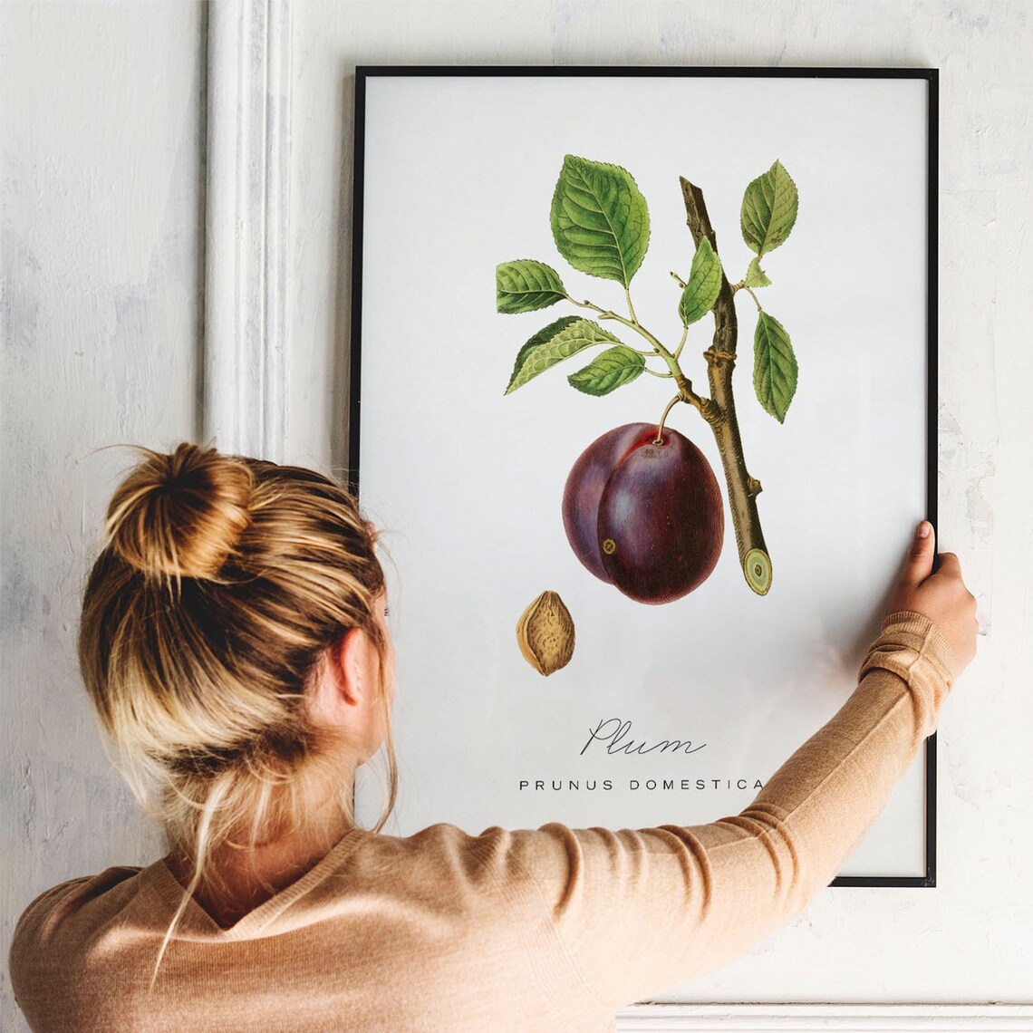 Plum Print Vintage Kitchen Art Print, Kitchen Decor - Image 4