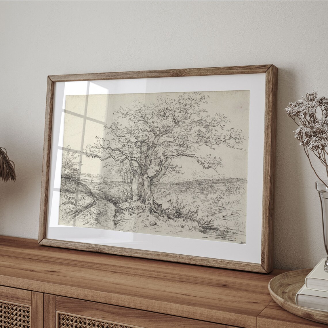 Vintage Tree Sketch Art Print, Farmhouse Decor - Image 4