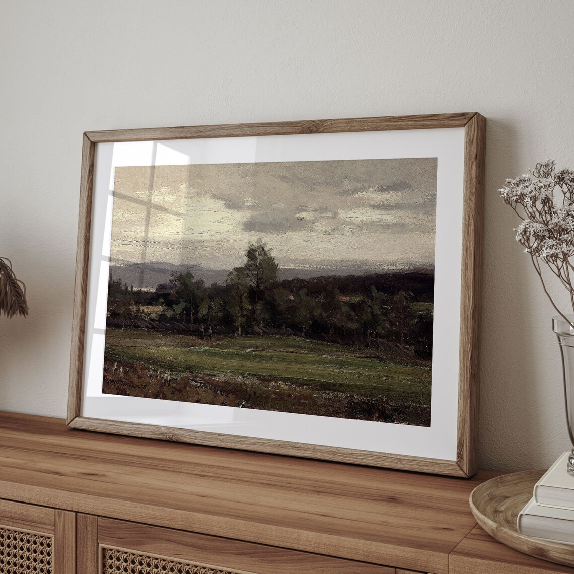 Vintage French Country Landscape Art Print - Image 4