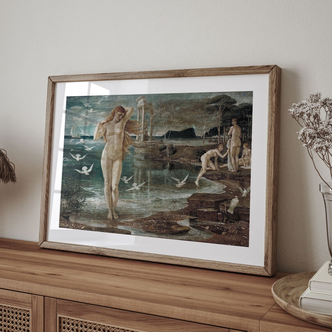 Walter T. Crane Renaissance of Venus Vintage Art Print - Image 4