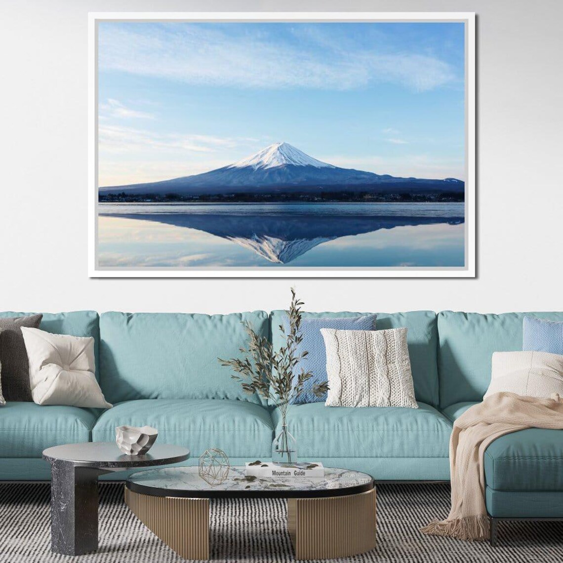 Mount Fuji - Minimalist Landscape Art Print