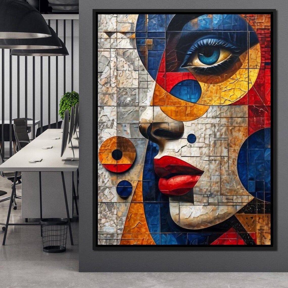 Colorful Modern Abstract Art 042 - Image 3