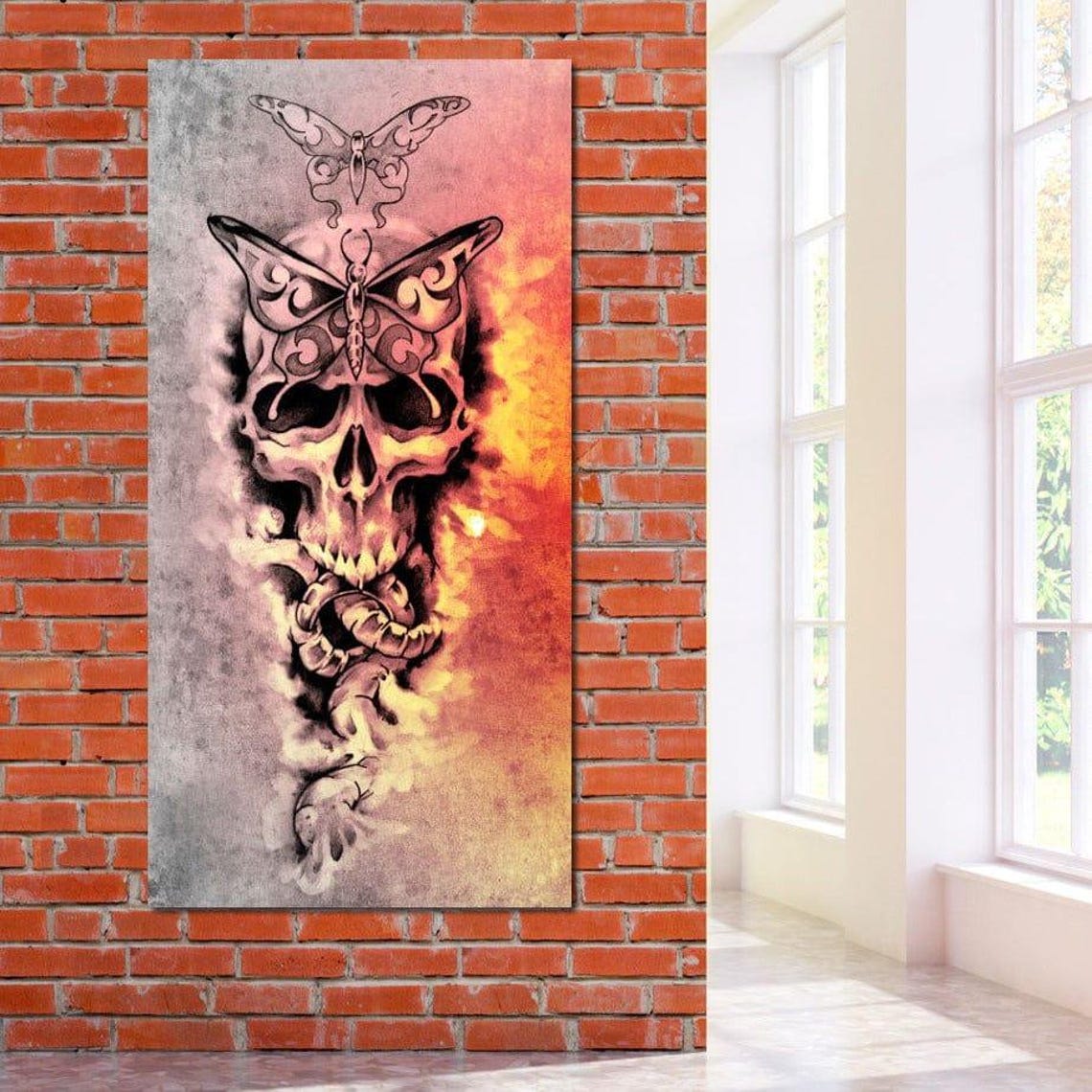 Skull Evolution - Gothic Art Print - Image 2