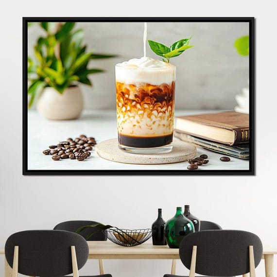 Coffee Harmony Morning Bliss Cozy Kitchen Home Decor Cafe Aesthetic Wall Art Coffee Lovers Gift By Nichecanvas