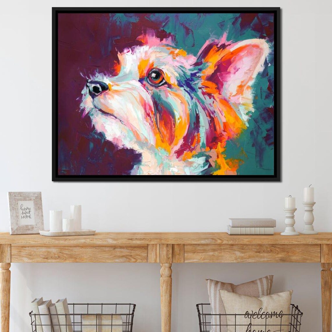 Yorkshire Terrier Pop Art Print, Modern Home Decor - Image 2