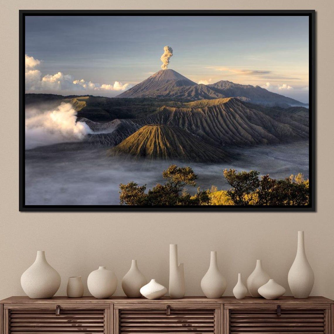 Bromo Volcano Landscape Art Print - Image 2