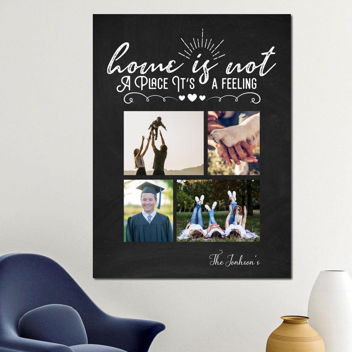 Home Is Not A Place Quote Print - Image 2