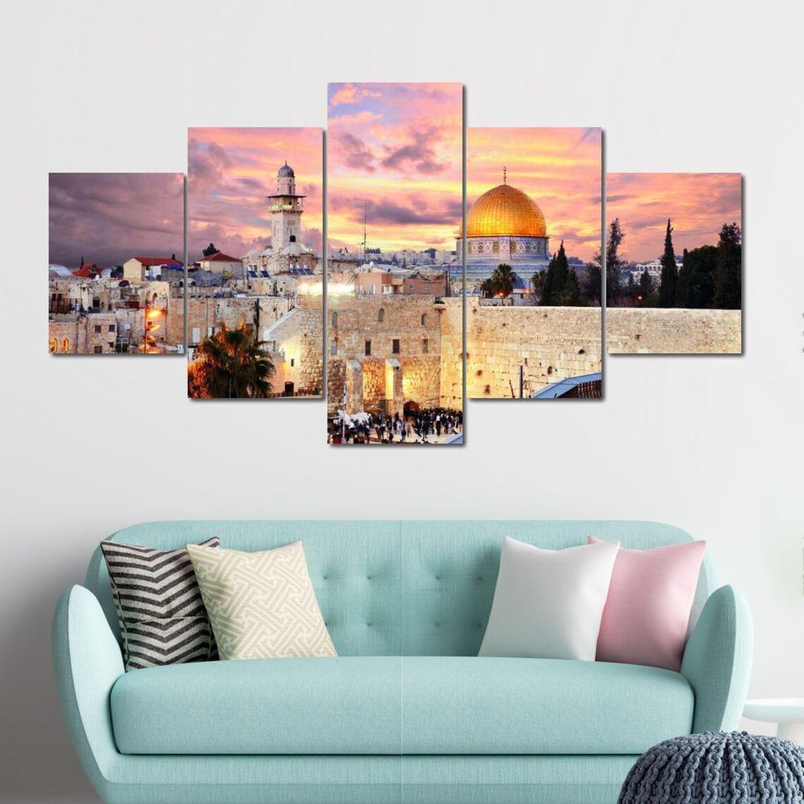 Jerusalem Temple Mount, City View Art Print