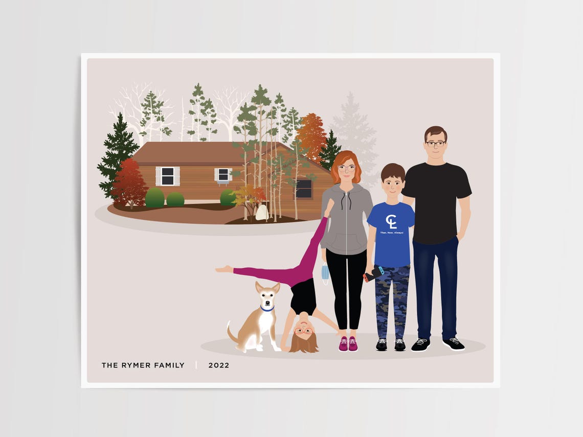 Custom Family Portrait - Image 3