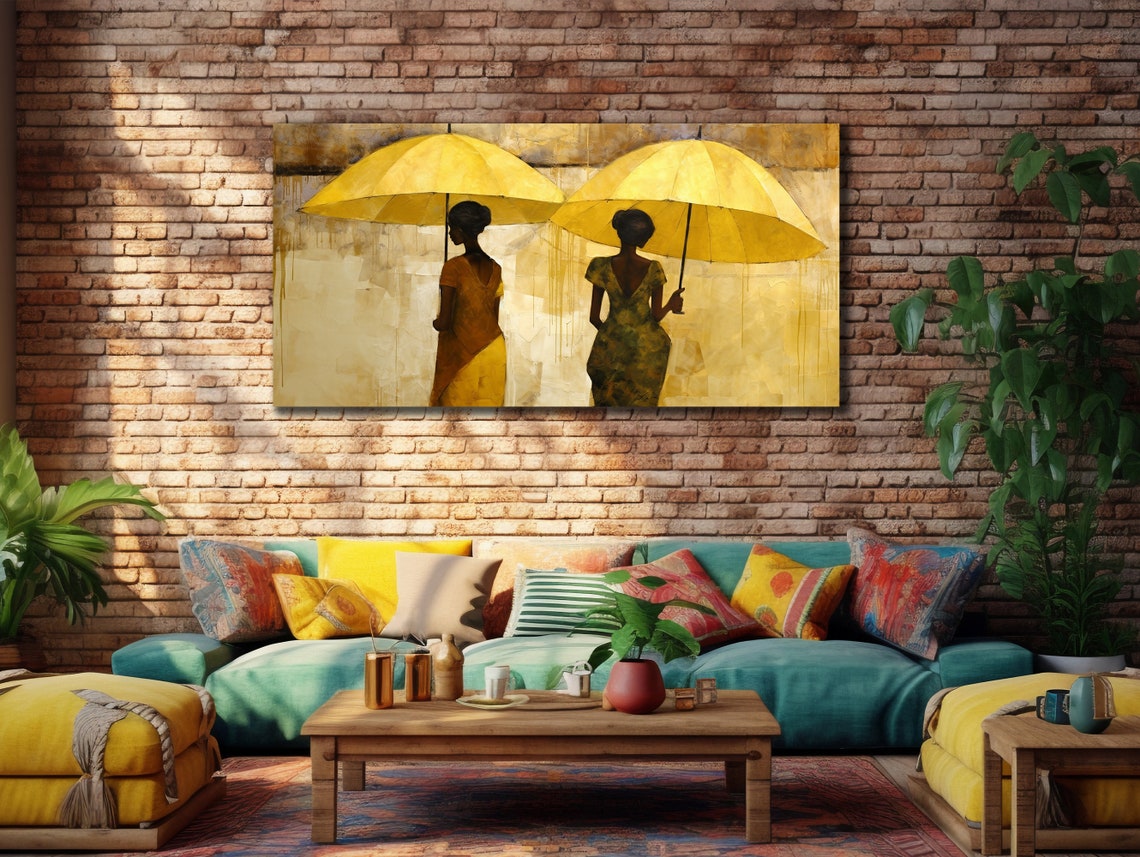 African Women Painting Ethnic Portrait Wall Decor African Culture Art African Traditional Women Poster Wall Art Decoration