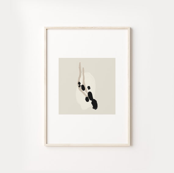 Abstract Neutral Art Print Contemporary Print Art Minimalist Abstract Wall Decor Modern Beige Wall Art Instant Print