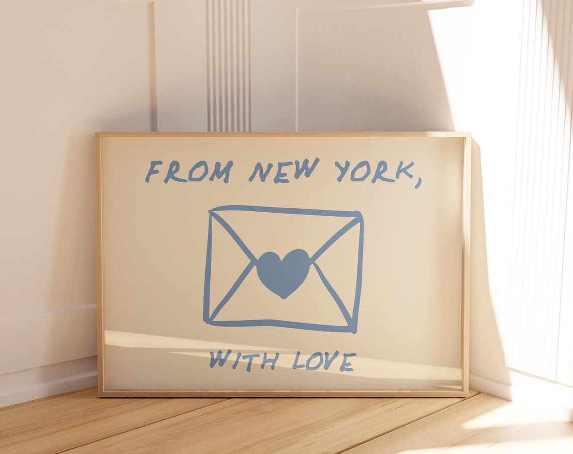 New York Vintage NYC Retro City Art Print