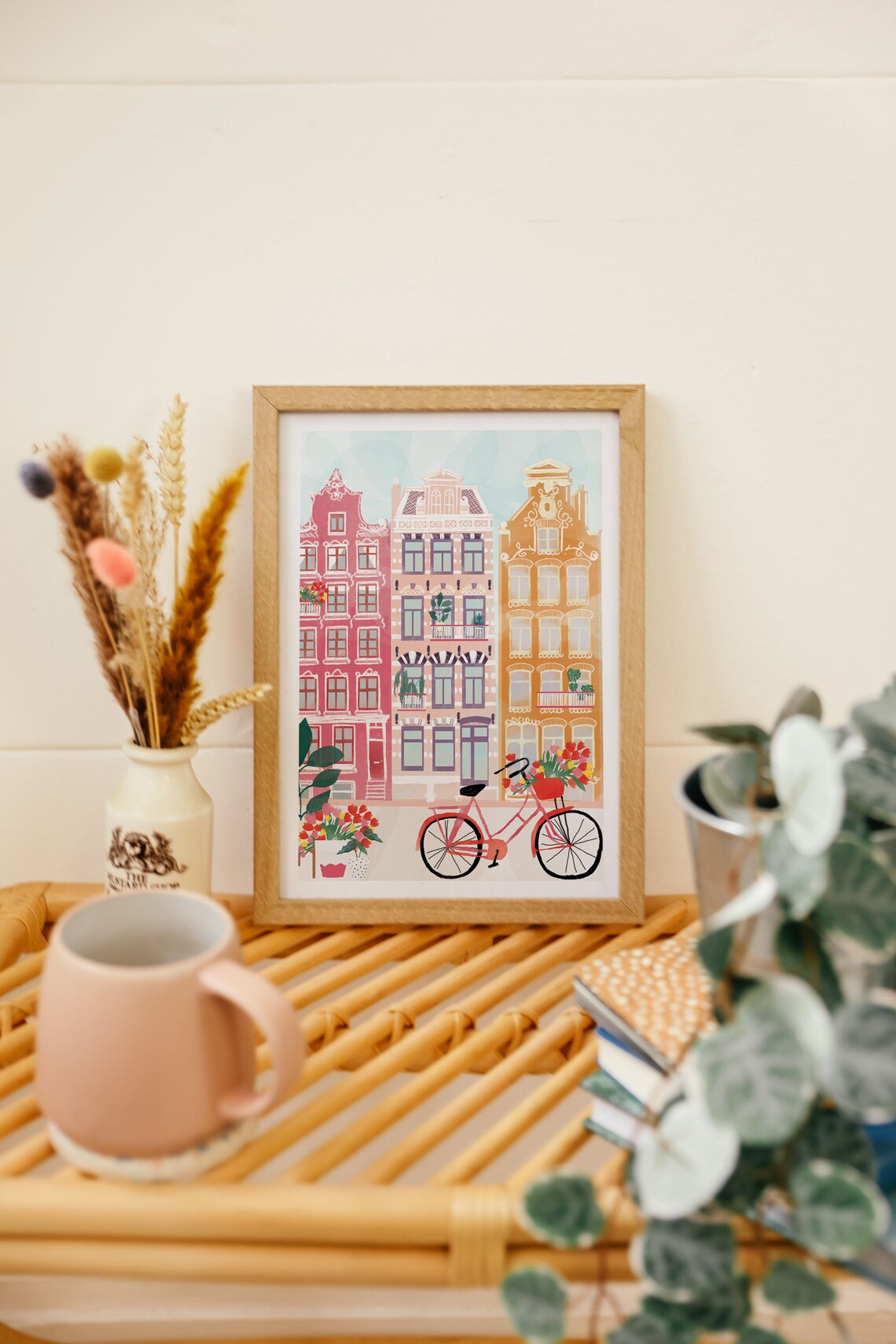 Amsterdam Netherlands Travel Print Wall Art Print