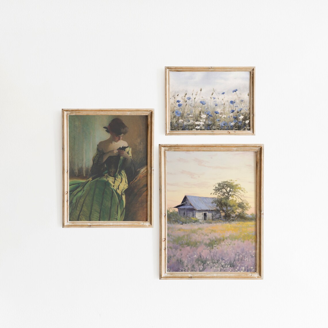 Set of 10 Vintage French Country Spring Artworks Gallery Poster - Image 7