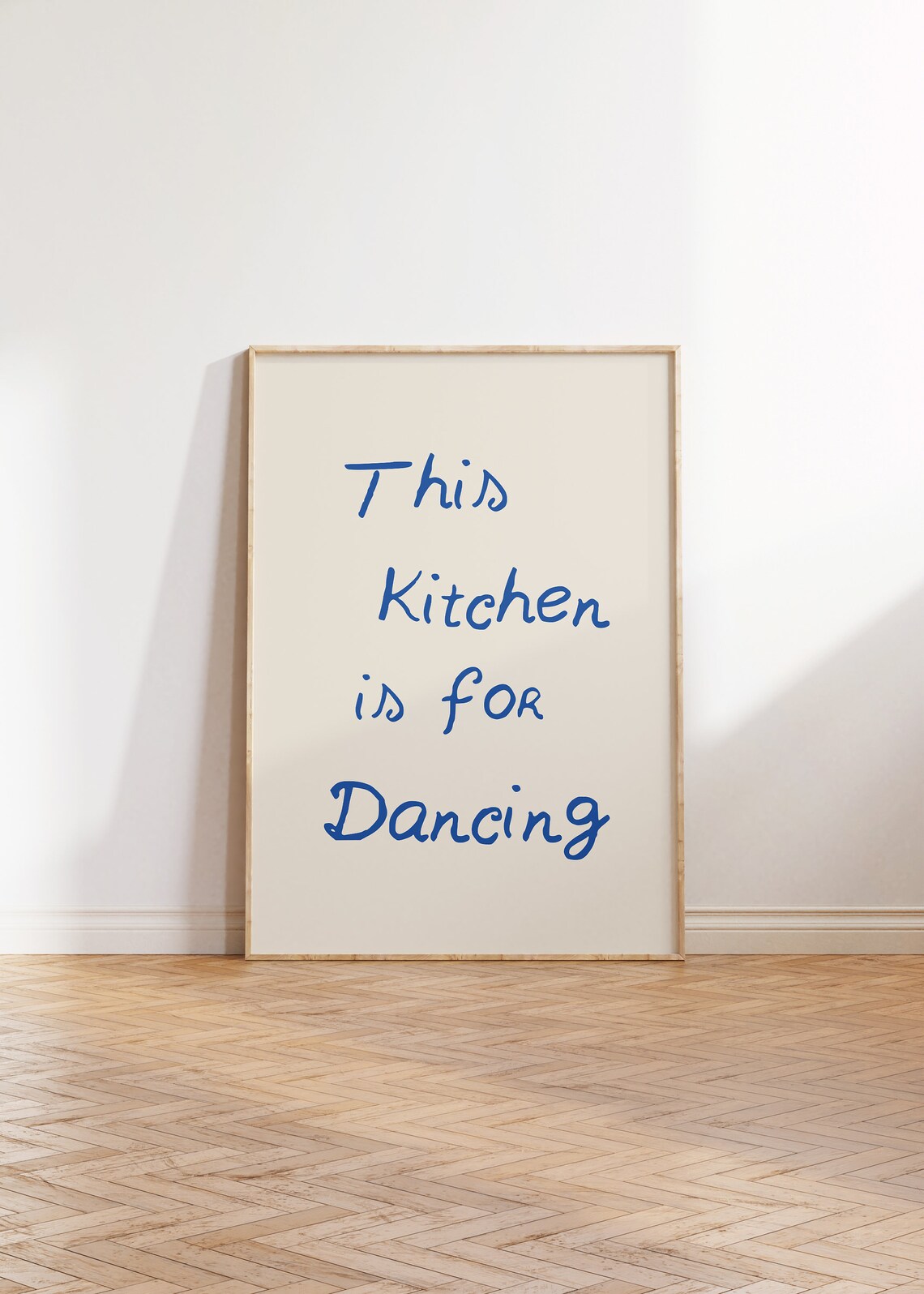Kitchen Is For Dancing Minimalist Poster, Disco Print - Image 4