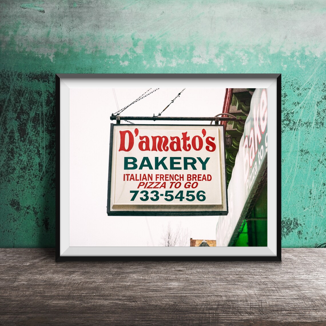 D'amato's Bakery Italian French Bread Sign Photography Poster
