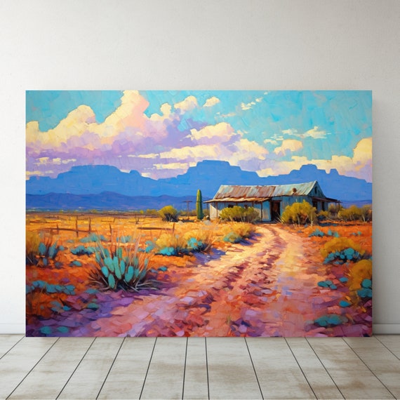 Art Impressionist Print On Nature Landscape Wall Art Rustic Home Decor Or Cottage Living Room Large Wall Art Housewarming