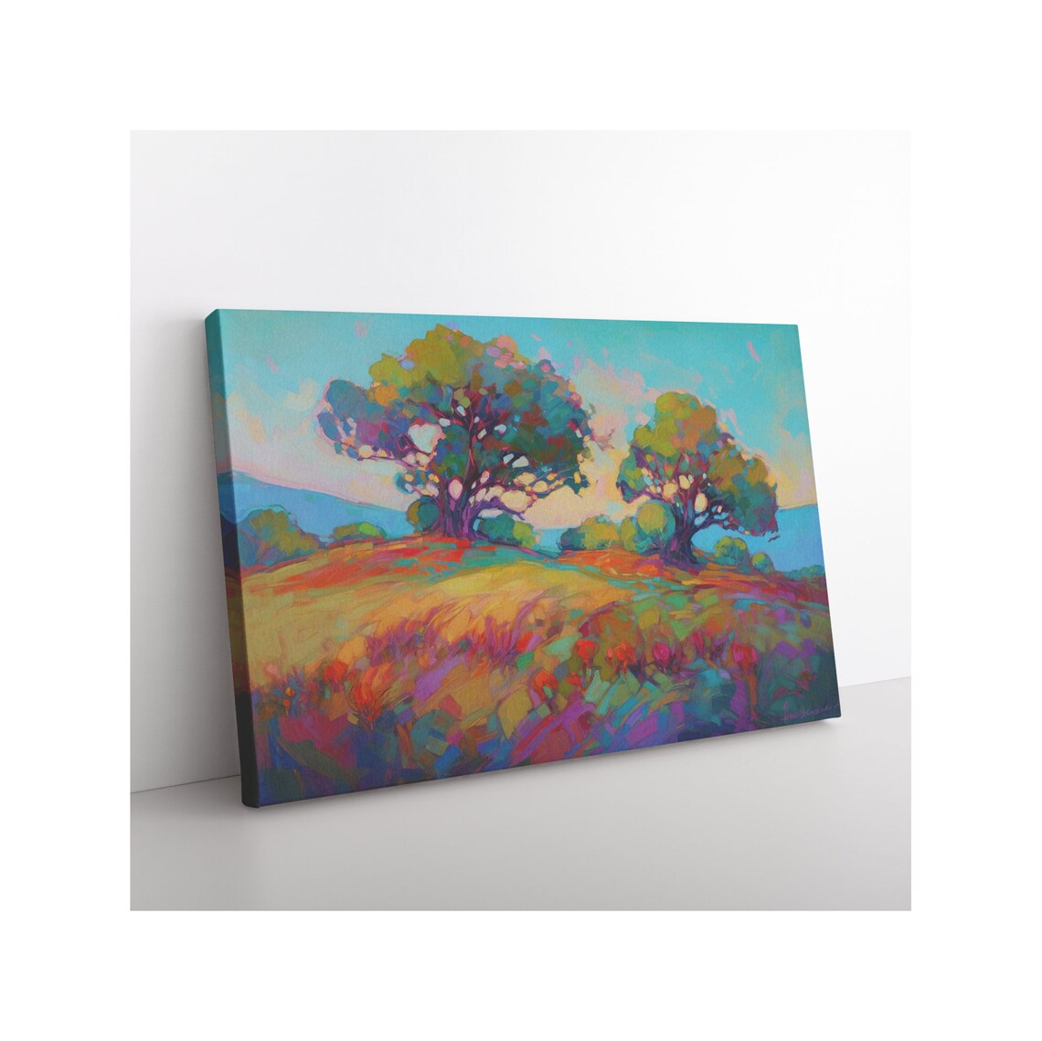 Impressionist Nature Art Print, Western Rustic Decor - Image 2