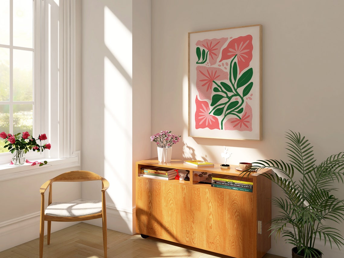 Jungle Flora Botanical Wall Art Print - Image 3