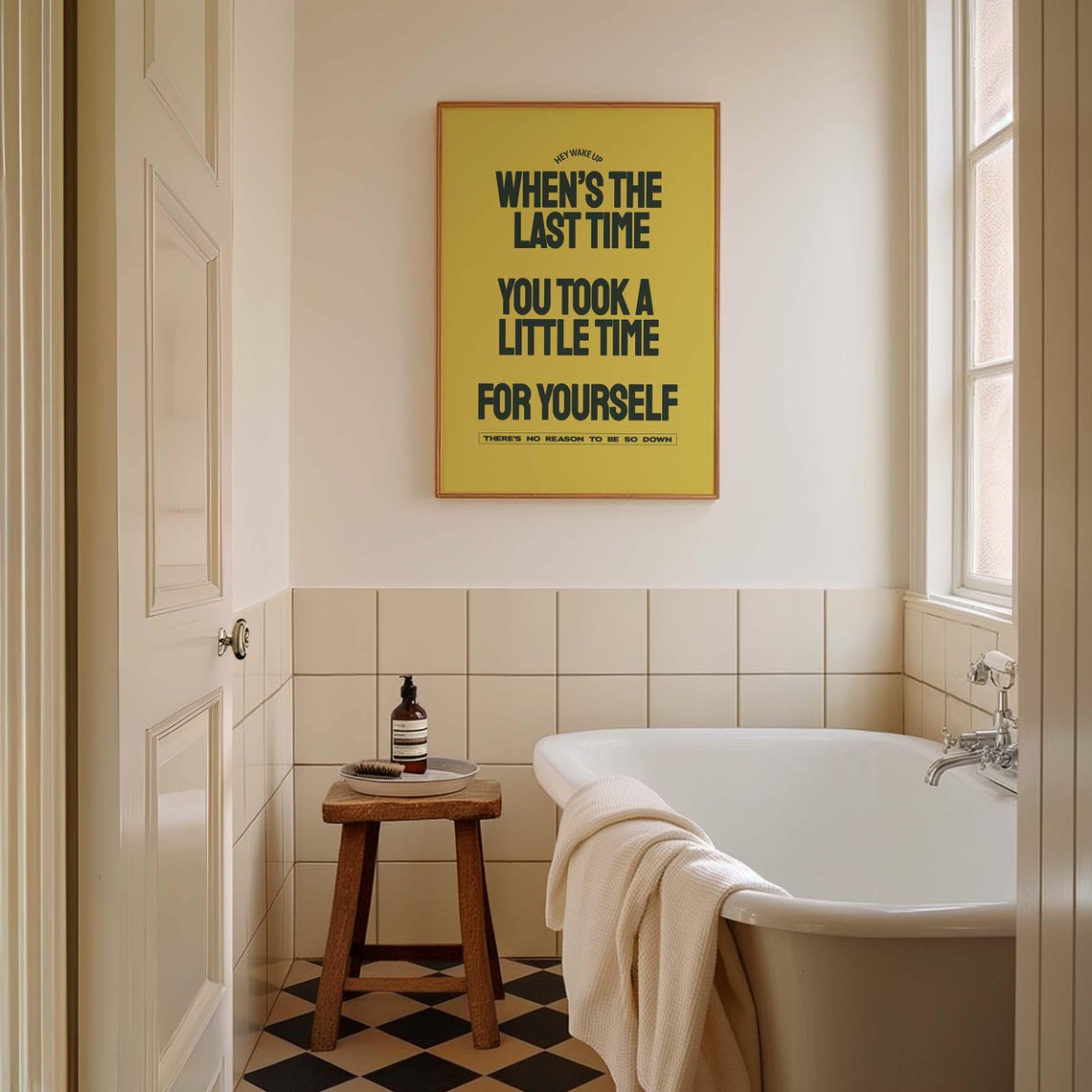 Whens the Last Time You Took a Little Time for Yourself Bold Poster - Image 2