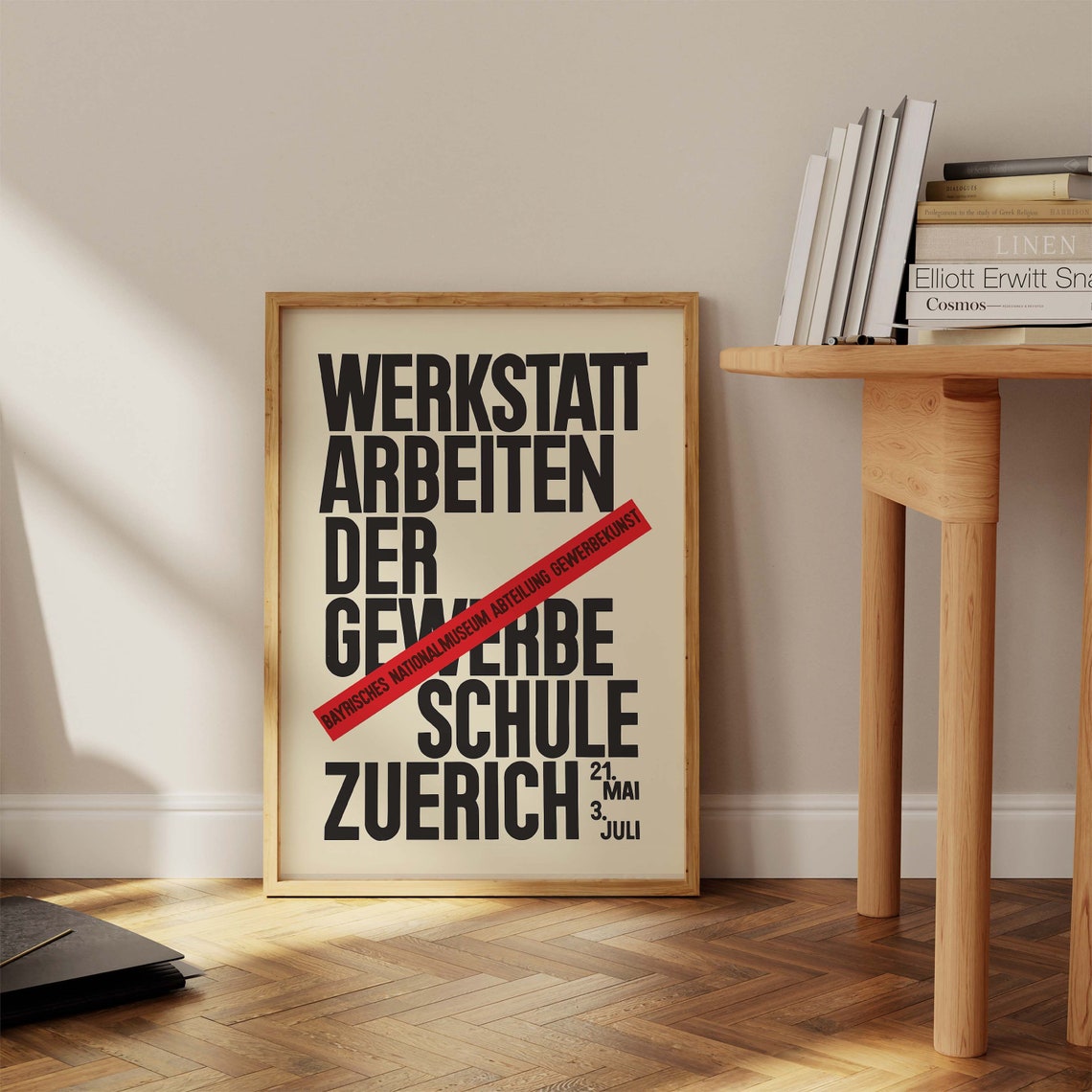 Werkstatt Arbeiten Der Gewerbeschule Zurich Typography Poster - Image 3