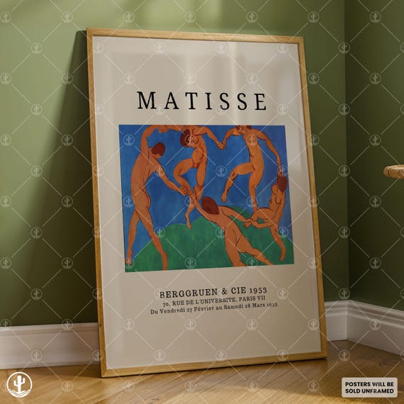 Henri Matisse Poster Wall Art Painting Landscape Prints Museum