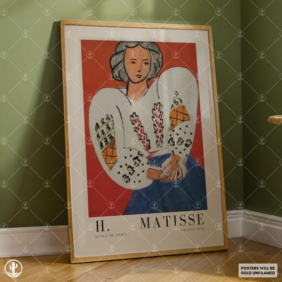 Henri Matisse Poster Wall Art Painting Landscape Prints Museum
