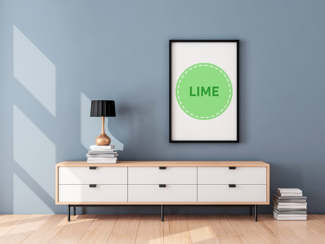 Kitchen Wall Art Lime Fruit Art Print Lime Slice Print Fruit Print Fruit Wall Art Citrus Fruit Instant Happy Art - Image 3