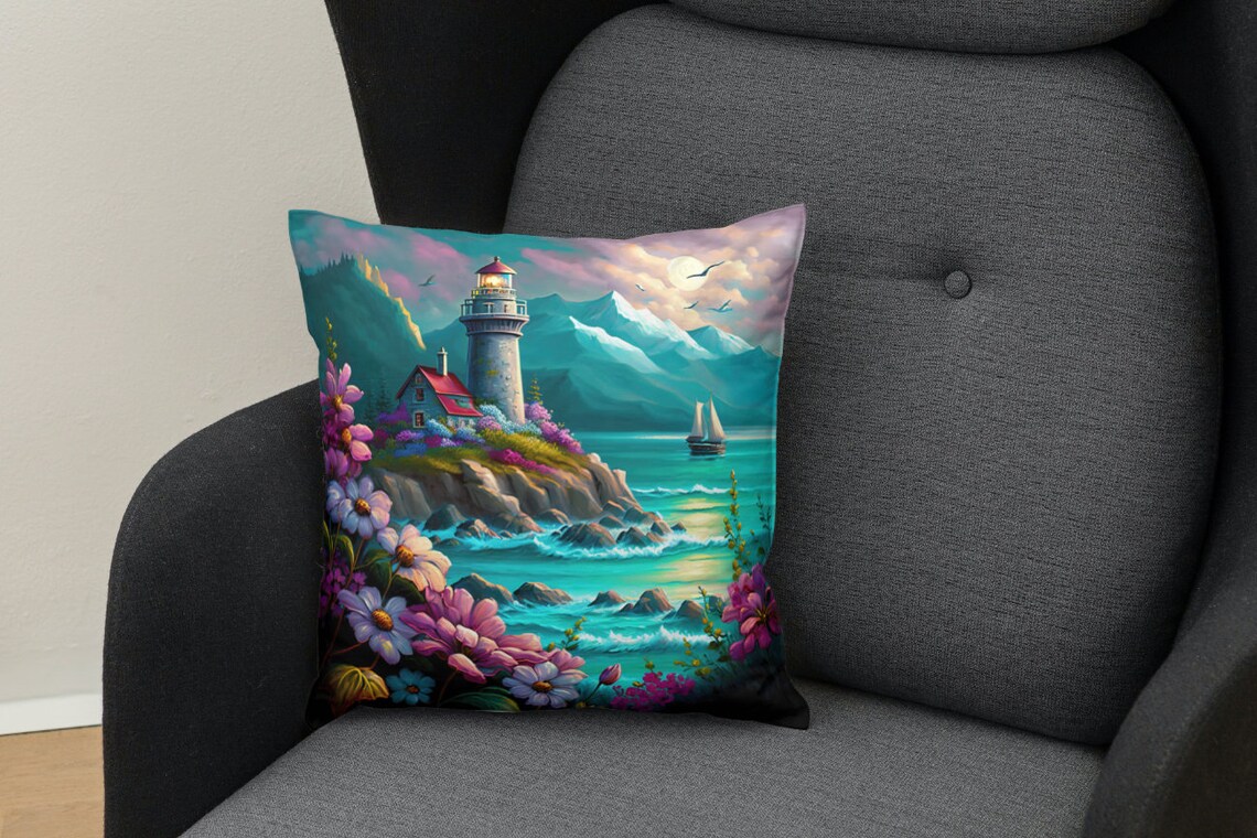 Sailboat Paradise Nautical Wall Art, Lighthouse Decor - Image 3