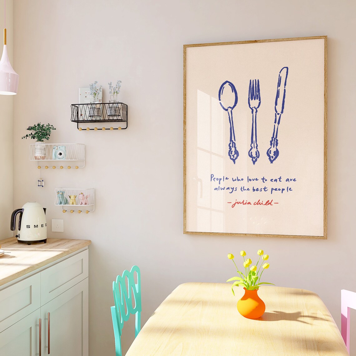 Julia Child Quote Print, Vintage Kitchen Sayings - Image 2