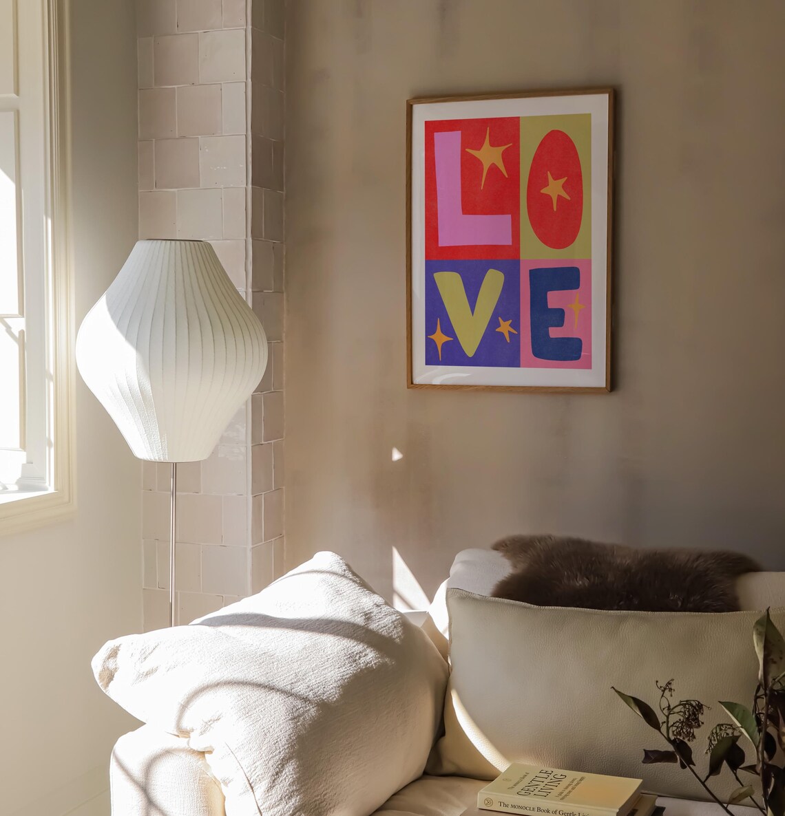 Maximalist Colorful Love Poster 20x30 12x18 16x24 11x14 Home Decor Kids Room Art Print Red Blue Pink Rainbow Lgbtq Inspiring Quote - Image 2