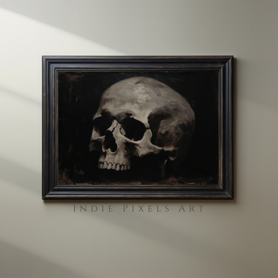 Halloween Decor Spooky Skull Moody Halloween Vintage Style Halloween Dark Academia Decor