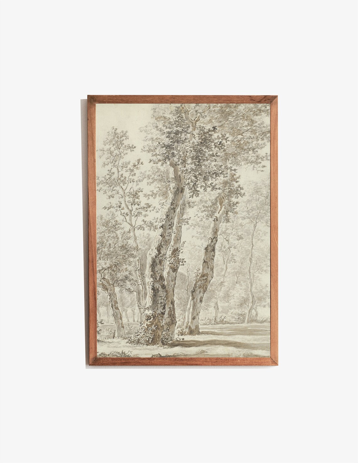 Landscape With Trees Vintage Landscape Art Print - Image 3