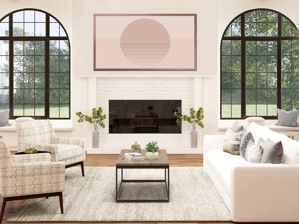 Frame Tv Art Neutral Tv Art Abstract Tv Frame Tv Frame Art Art - Image 3