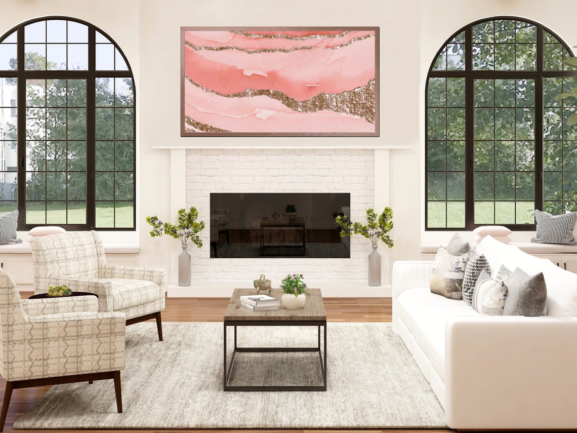 Abstract TV Frame Art, Instant Decor - Image 3