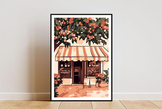 Coffee Shop Poster Vintage Print Coffee Shop Wall Art Coffee Art Poster Coffee Print Cafe Cafe Wall Art Vintage Poster Shop Poster