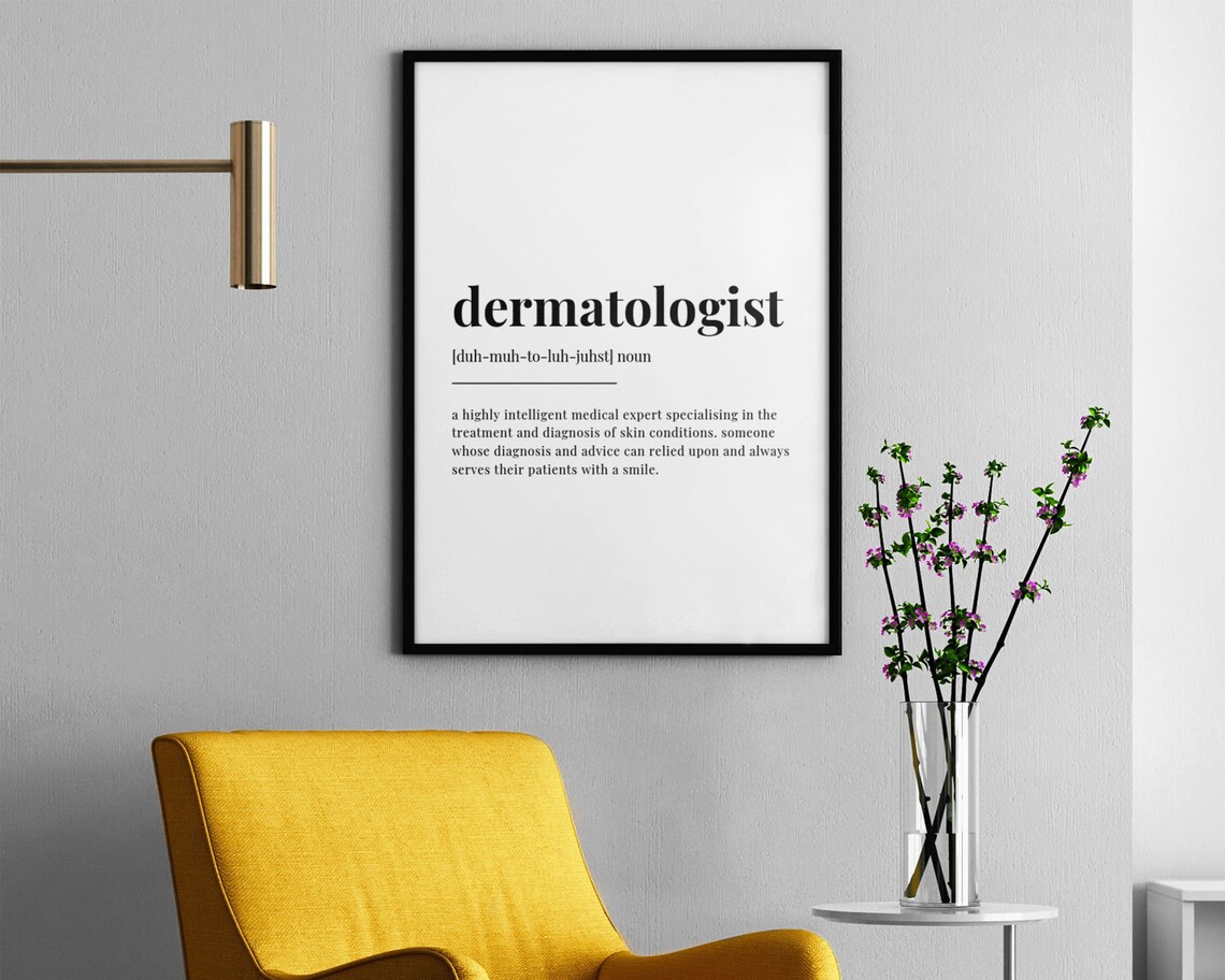Dermatologist Definition Quote, Funny Typography Print - Image 3