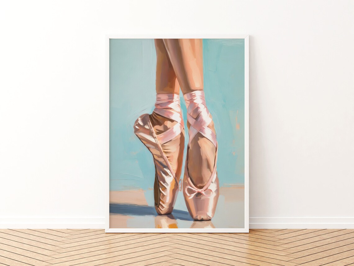Ballerina Painting, Coquette Aesthetic Art Print - Image 3