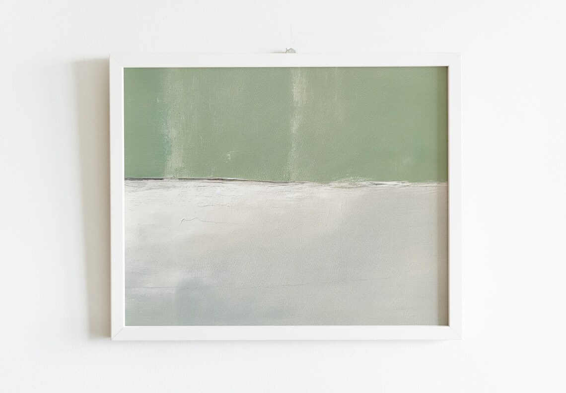 Sage Green Vintage Aesthetic Neutral Art Print - Image 2