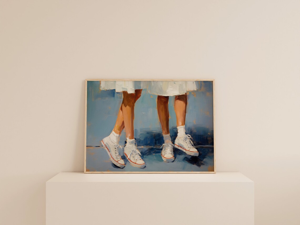 Preppy Print Retro Aesthetic Dorm Room Art - Image 2