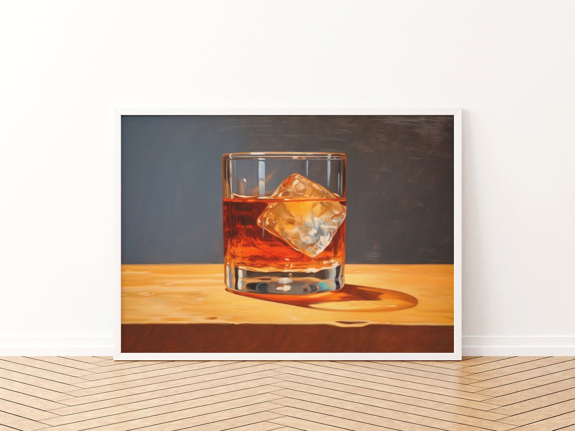 Cocktail Print Art for Bar Cart, Trendy Decor - Image 3
