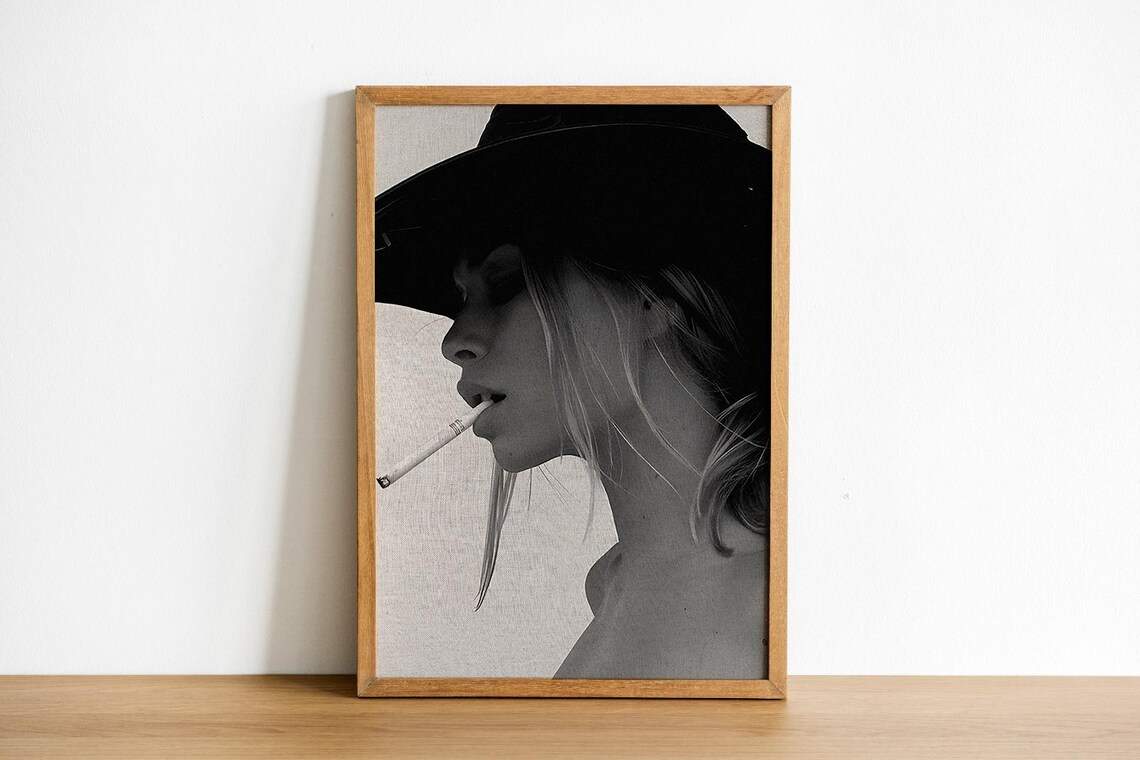 Cowgirl Art Print, Western Aesthetic Fashion Poster - Image 4